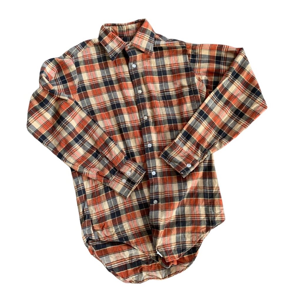 Vintage LS Ayers & Co Flannel Shirt USA Perfectly Worn In S